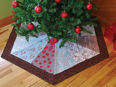 Hexagon Tree Skirt Pattern